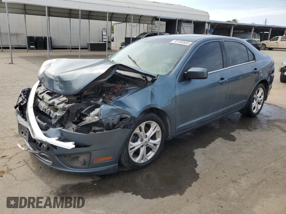 2012 Ford Fusion SE with VIN 3FAHP0HG4CR439700, listed as a Copart auction lot 55185555 with 130,453 mi miles and Clean Title. Bid and sale history available at DreamBid. Image 1.