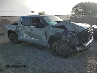 2024 Toyota Tundra 1794 Edition z VIN 5TFMC5DB9RX074071, wystawiony jako Copart lot #83177584 z przebiegiem Nie podano mil oraz Szkoda całkowita • Salvage title. Historia ofert i sprzedaży dostępna na DreamBid. Obrazek 4.