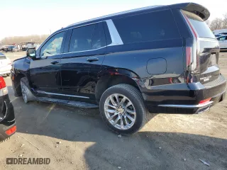 2022 Cadillac Escalade Premium Luxury with VIN 1GYS4BKL9NR173173, listed as a Copart auction lot 46096224 with 68,131 mi miles and Salvage Title. Bid and sale history available at carsss.com. Image 2.