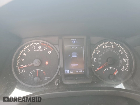 2020 Toyota Tacoma SR with VIN 3TYSZ5AN5LT006078, listed as a Copart auction lot 61758015 with 46,519 mi miles and Salvage title. Bid and sale history available at DreamBid. Image 9.