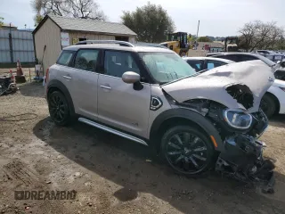 2024 MINI Countryman Cooper S with VIN WMZ83BR04R3R78411, listed as a Copart auction lot 50254505 with 26,576 mi miles and Salvage Title. Bid and sale history available at DreamBid. Image 4.