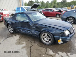 1998 Mercedes-Benz SL-Class with VIN WDBFA67F7WF165259, listed as a Copart auction lot 73132364 with 99,948 mi miles and Salvage Title. Bid and sale history available at carsss.com. Image 4.