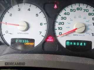 2002 Dodge 1500 with VIN 3D7HA18NX2G133388, listed as a IAAI auction lot 41805582 with 218,336 mi miles and . Bid and sale history available at DreamBid. Image 7.