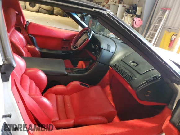 1993 Chevrolet Corvette with VIN 1G1YY23P7P5107956, listed as a Copart auction lot 58644404 with 0 mi miles and Salvage Title. Bid and sale history available at carsss.com. Image 10.