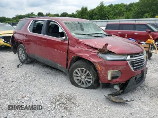 2023 Chevrolet Traverse LT Cloth с VIN 1GNERGKW8PJ318272, выставлен на аукционе Copart как лот 58708105 с пробегом 11 361 миль миль и Списание • Salvage title. История ставок и продаж доступна на DreamBid. Изображение 4.