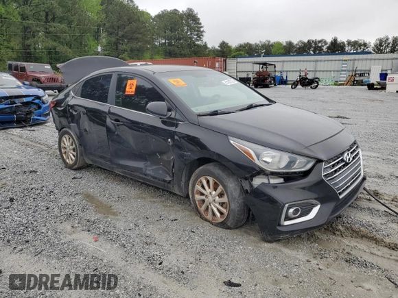 2019 Hyundai Accent SE with VIN 3KPC24A37KE074193, listed as a Copart auction lot 51987325 with 137,049 mi miles and Clean Title. Bid and sale history available at carsss.com. Image 4.