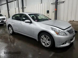 2011 Infiniti G25 x with VIN JN1DV6AR0BM651243, listed as a Copart auction lot 77587234 with 111,029 mi miles and Salvage Title. Bid and sale history available at carsss.com. Image 4.