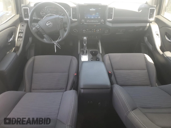 2022 Nissan Frontier Pro-4X with VIN 1N6ED1EKXNN674402, listed as a Copart auction lot 57417245 with 13,986 mi miles and Salvage title. Bid and sale history available at DreamBid. Image 8.