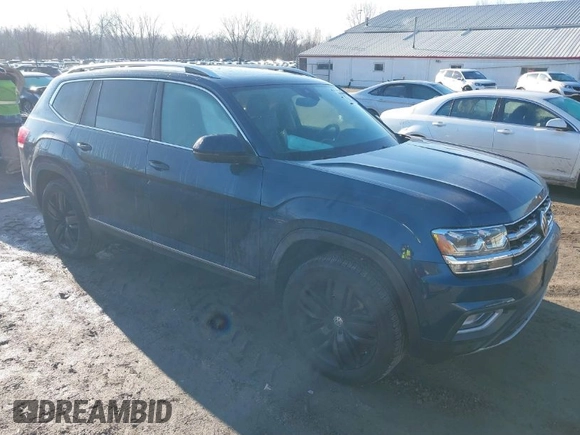 2019 Volkswagen Atlas SEL Premium with VIN 1V2NR2CA3KC541913, listed as a IAAI auction lot 41684000 with 66,731 mi miles and . Bid and sale history available at DreamBid. Image 1.