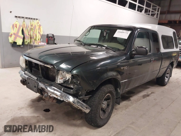 2004 Ford Ranger XLT Appearance with VIN 1FTYR44E44PB23741, listed as a IAAI auction lot 41609771 with 287,618 mi miles. Bid and sale history available at carsss.com. Image 17.