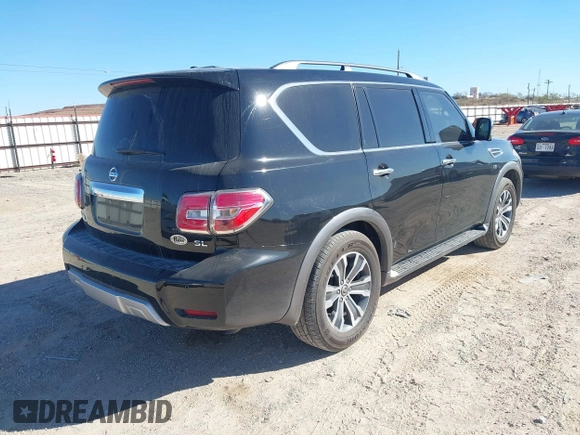 2018 Nissan Armada Platinum with VIN JN8AY2ND5J9060023, listed as a IAAI auction lot 41105928 with 111,290 mi miles. Bid and sale history available at carsss.com. Image 4.