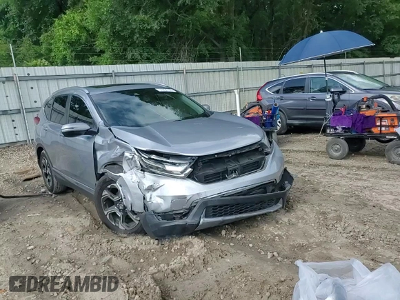 2018 Honda CR-V Touring with VIN 7FARW1H97JE036502, listed as a Copart auction lot 59839125 with 88,222 mi miles and Salvage title. Bid and sale history available at DreamBid. Image 13.