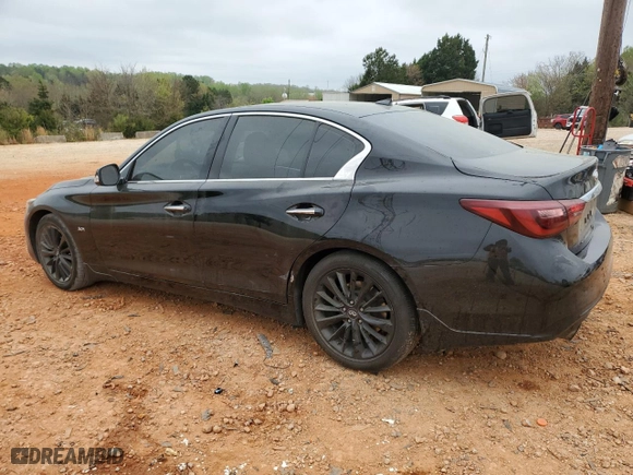 2018 Infiniti Q50 3.0t LUXE with VIN JN1EV7AP4JM592351, listed as a Copart auction lot 51138015 with 60,910 mi miles and Salvage Title. Bid and sale history available at carsss.com. Image 2.