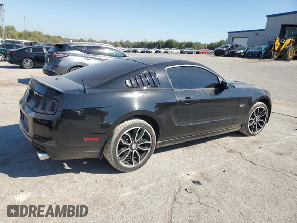 2013 Ford Mustang GT with VIN 1ZVBP8CF7D5238307, listed as a Copart auction lot 73871604 with 133,479 mi miles and Clean Title. Bid and sale history available at carsss.com. Image 3.