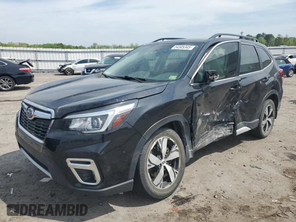 2020 Subaru Forester Touring with VIN JF2SKAXC0LH454331, listed as a Copart auction lot 54505345 with 76,416 mi miles and Salvage title. Bid and sale history available at DreamBid. Image 1.