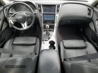 2018 Infiniti Q50 Luxe with VIN JN1EV7APXJM364158, listed as a Copart auction lot 60729825 with 88,018 mi miles and Salvage title. Bid and sale history available at DreamBid. Image 8.