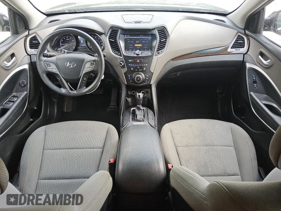 2017 Hyundai Santa Fe 2.4L z VIN 5NMZT3LB9HH025228, wystawiony jako Copart lot #57186685 z przebiegiem 185 470 mil mil oraz Czysty tytuł • Clean title. Historia ofert i sprzedaży dostępna na DreamBid. Obrazek 8.