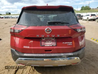 2021 Nissan Rogue Platinum with VIN JN8AT3DDXMW310514, listed as a Copart auction lot 69045054 with 73,225 mi miles and Salvage Title. Bid and sale history available at DreamBid. Image 6.