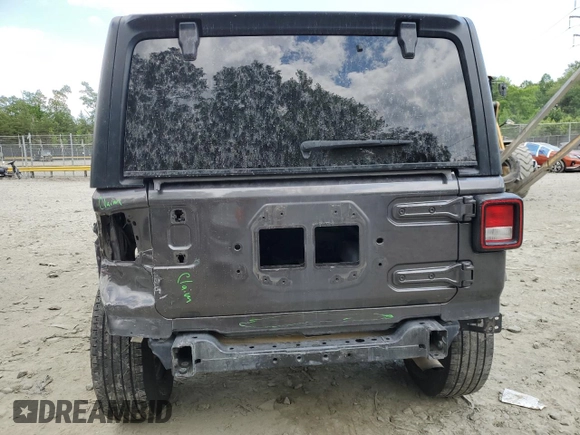 2021 Jeep Wrangler Unlimited Sahara с VIN 1C4HJXEN2MW645748, выставлен на аукционе Copart как лот 56001495 с пробегом 88 737 миль миль и Списание • Salvage title. История ставок и продаж доступна на DreamBid. Изображение 6.