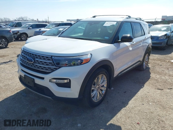 2020 Ford Explorer Limited with VIN 1FM5K8FW9LGB30926, listed as a IAAI auction lot 41582012 with 65,207 mi miles. Bid and sale history available at carsss.com. Image 2.