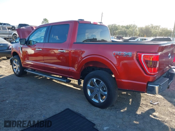 2023 Ford F-150 XL with VIN 1FTFW1E50PKF48369, listed as a IAAI auction lot 41090142 with 10,710 mi miles. Bid and sale history available at carsss.com. Image 3.