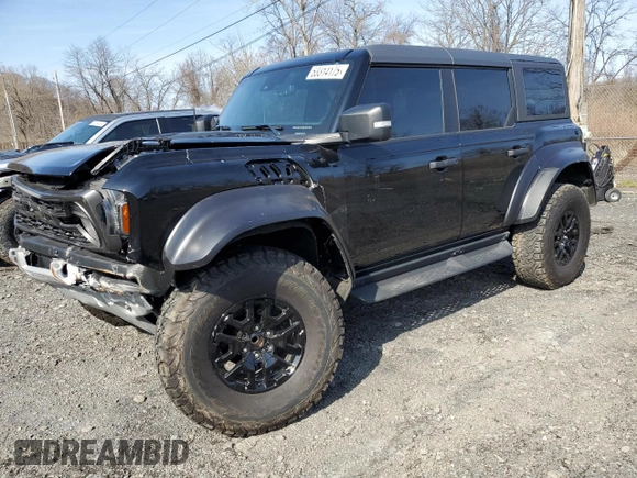 2023 Ford Bronco Raptor with VIN 1FMEE5JR4PLB71484, listed as a Copart auction lot 53314175 with 30,626 mi miles and Salvage title. Bid and sale history available at DreamBid. Image 1.