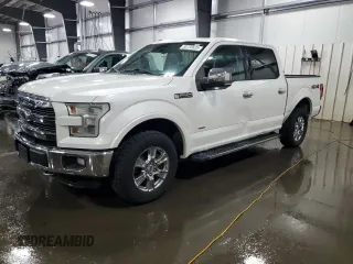 2015 Ford F-150 XLT with VIN 1FTEW1EG5FFA25014, listed as a Copart auction lot 58735625 with 146,657 mi miles and Salvage title. Bid and sale history available at DreamBid. Image 1.