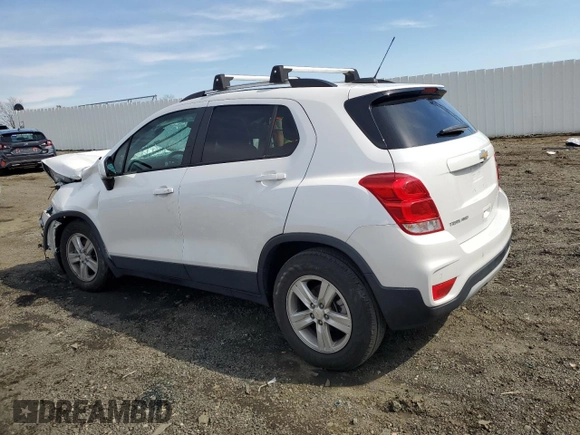 2021 Chevrolet Trax LT with VIN KL7CJPSB9MB326050, listed as a Copart auction lot 49545985 with 0 mi miles and Salvage Title. Bid and sale history available at carsss.com. Image 2.