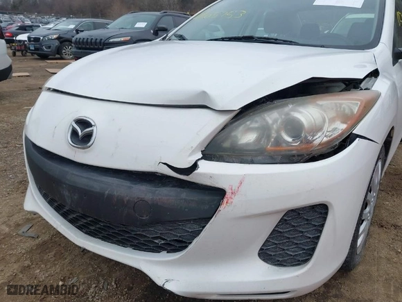 2012 Mazda Mazda3 i Sport with VIN JM1BL1UF7C1557054, listed as a IAAI auction lot 41505753 with NaN miles. Bid and sale history available at carsss.com. Image 6.