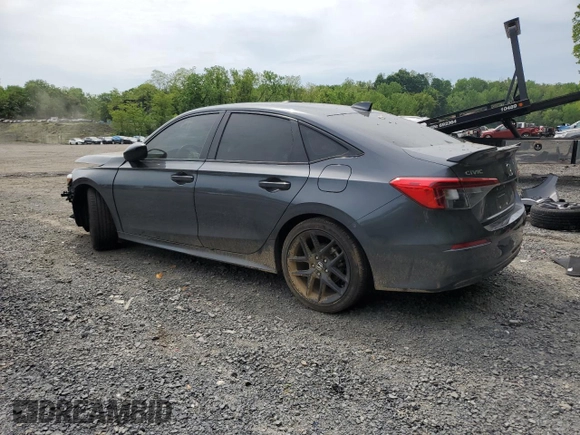 2024 Honda Civic Sport with VIN 2HGFE2F55RH579099, listed as a Copart auction lot 55935325 with 12,093 mi miles and Salvage title. Bid and sale history available at DreamBid. Image 2.