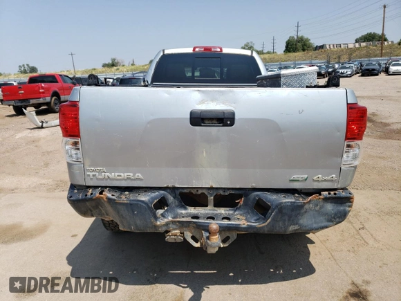 2010 Toyota Tundra 4WD Truck SR with VIN 5TFCW5F10AX011288, listed as a Copart auction lot 63391794 with 248,566 mi miles and Non Repairable. Bid and sale history available at carsss.com. Image 6.