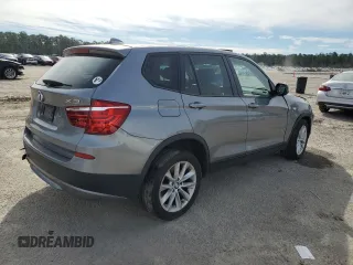 2014 BMW X3 xDrive28i with VIN 5UXWX9C51E0D10278, listed as a Copart auction lot 45885535 with 110,741 mi miles and Salvage Title. Bid and sale history available at DreamBid. Image 3.