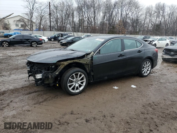 2018 Acura TLX with VIN 19UUB2F33JA005828, listed as a Copart auction lot 41852495 with 53,990 mi miles and Salvage Title. Bid and sale history available at carsss.com. Image 1.