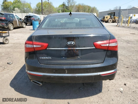 2016 Kia Cadenza Premium with VIN KNALN4D77G5206939, listed as a Copart auction lot 54261525 with 99,329 mi miles and Clean Title. Bid and sale history available at carsss.com. Image 6.