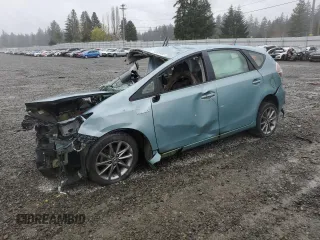 2016 Toyota Prius v Two with VIN JTDZN3EU7GJ052333, listed as a Copart auction lot 52600405 with Not Provided miles and Non Repairable. Bid and sale history available at carsss.com. Image 1.