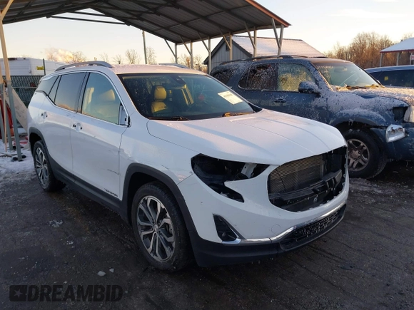2021 GMC Terrain SLT with VIN 3GKALPEV5ML325040, listed as a IAAI auction lot 41380105 with 97,776 mi miles and . Bid and sale history available at DreamBid. Image 1.
