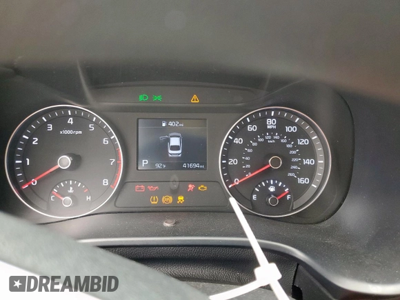 2021 Kia Forte LXS with VIN 3KPF24AD6ME303374, listed as a Copart auction lot 57673425 with 41,694 mi miles and Salvage title. Bid and sale history available at DreamBid. Image 9.