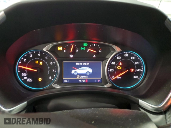 2020 Chevrolet Equinox Premier z VIN 2GNAXXEV0L6273682, wystawiony jako Copart lot #55155065 z przebiegiem 71 754 mil mil oraz Szkoda całkowita • Salvage title. Historia ofert i sprzedaży dostępna na DreamBid. Obrazek 9.