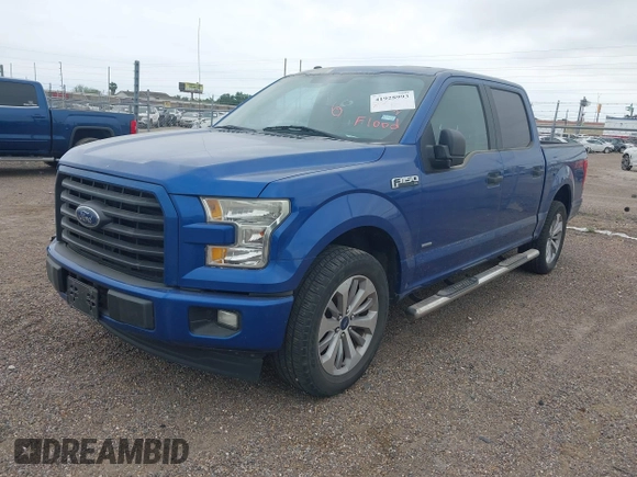 2017 Ford F-150 XL with VIN 1FTEW1CP3HKD58597, listed as a IAAI auction lot 41928993 with 143,802 mi miles and . Bid and sale history available at DreamBid. Image 17.
