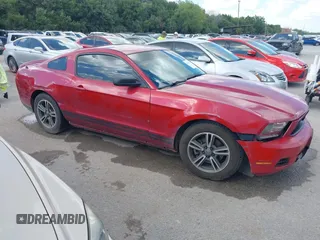 2012 Ford Mustang Premium with VIN 1ZVBP8AM2C5205750, listed as a IAAI auction lot 42553306 with Not provided miles and . Bid and sale history available at DreamBid. Image 1.
