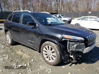 2016 Jeep Cherokee Overland with VIN 1C4PJLJB1GW342657, listed as a Copart auction lot 48873885 with 123,074 mi miles and Salvage title. Bid and sale history available at DreamBid. Image 4.