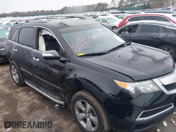 2013 Acura MDX with VIN 2HNYD2H28DH513081, listed as a IAAI auction lot 41552009 with 145,170 mi miles. Bid and sale history available at carsss.com. Image 13.