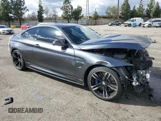 2016 BMW M4 with VIN WBS3R9C59GK337983, listed as a Copart auction lot 40714144 with 38,933 mi miles. Bid and sale history available at carsss.com. Image 4.