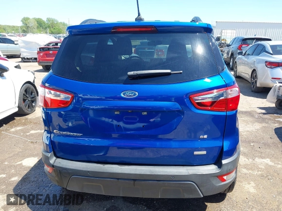 2020 Ford EcoSport SE with VIN MAJ3S2GE6LC344672, listed as a IAAI auction lot 42082028 with 72,122 mi miles and . Bid and sale history available at DreamBid. Image 17.