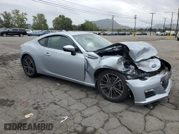 2015 Subaru BRZ Premium with VIN JF1ZCAB12F9607084, listed as a Copart auction lot 53743495 with 57,486 mi miles and Salvage title. Bid and sale history available at DreamBid. Image 4.