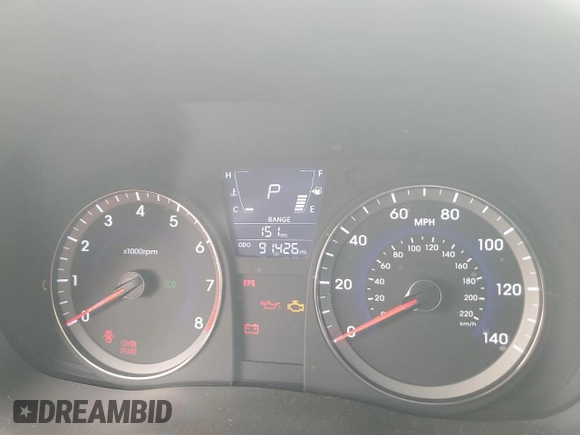 2013 Hyundai Accent GS z VIN KMHCT5AEXDU132351, wystawiony jako Copart lot #57257785 z przebiegiem 91 426 mil mil oraz Szkoda całkowita • Salvage title. Historia ofert i sprzedaży dostępna na DreamBid. Obrazek 9.