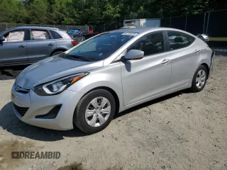 2016 Hyundai Elantra SE with VIN 5NPDH4AE3GH694255, listed as a Copart auction lot 56169535 with 81,098 mi miles and Salvage title. Bid and sale history available at DreamBid. Image 1.