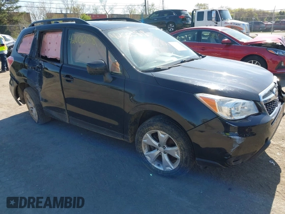 2016 Subaru Forester Premium with VIN JF2SJADC5GH542711, listed as a IAAI auction lot 42000818 with 55,179 mi miles and . Bid and sale history available at carsss.com. Image 1.