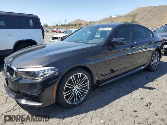 2018 BMW 5 Series 530e with VIN WBAJA9C53JB251434, listed as a Copart auction lot 56971115 with 225,345 mi miles and Clean title. Bid and sale history available at DreamBid. Image 1.