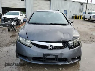 2011 Honda Civic LX with VIN 2HGFA1F55BH522350, listed as a Copart auction lot 53854795 with 39,749 mi miles and Salvage Title. Bid and sale history available at DreamBid. Image 5.
